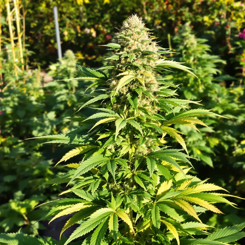 Mafia Funeral 84% indica / 16% sativa — fleur avec trichomes visibles