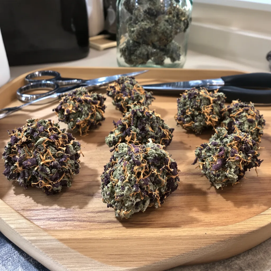 Mag Landrace 81% indica / 19% sativa — fleur avec trichomes visibles