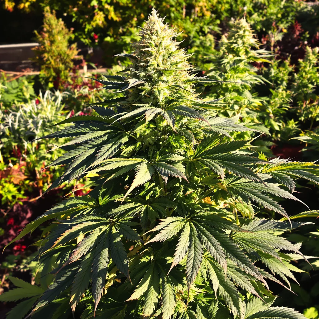 Magic Beans OG 69% indica / 31% sativa — fleur avec trichomes visibles