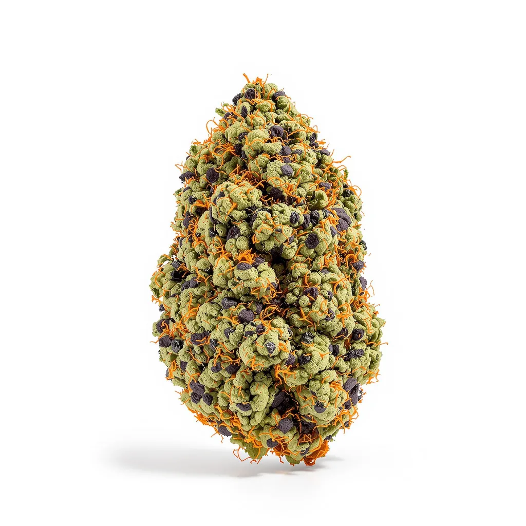 Magic Beans OG 69% indica / 31% sativa — fleur avec trichomes visibles
