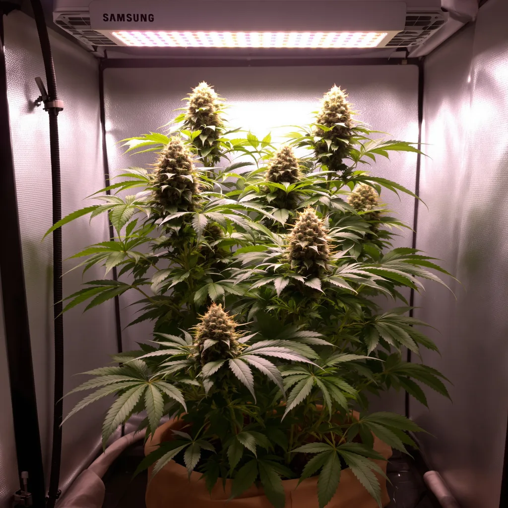 Plante de cannabis Majestic 12 en floraison — 90-130 cm féminisée
