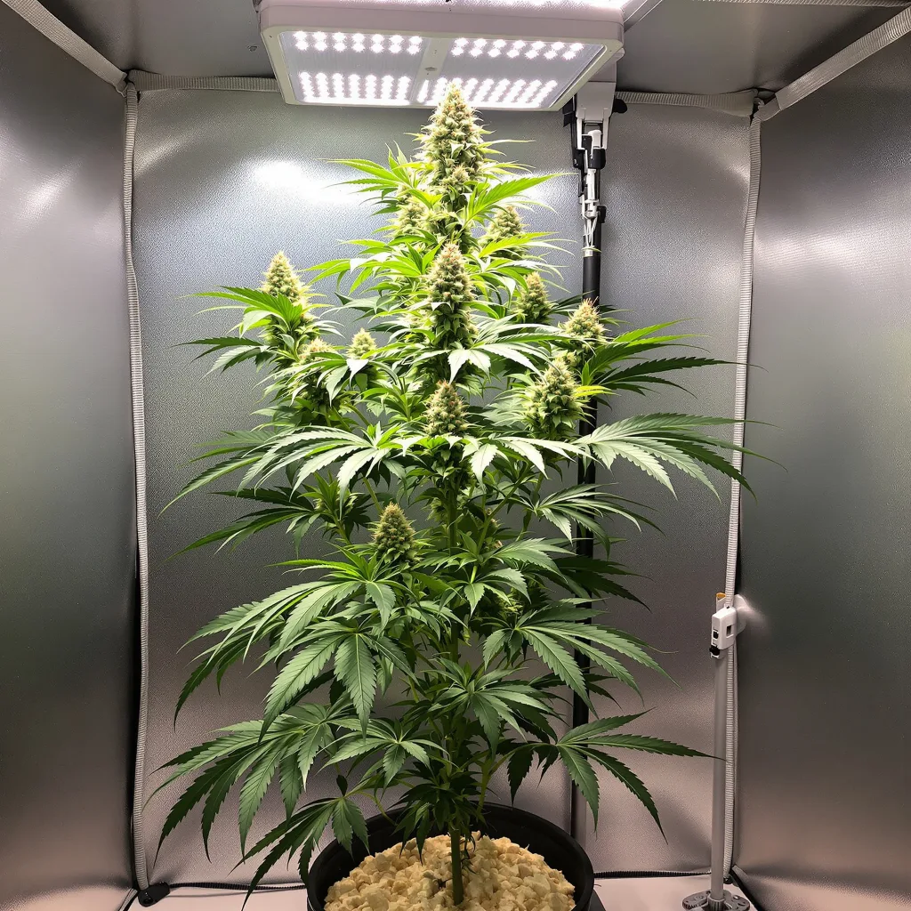 Plante de cannabis Malawi Gold en floraison — 150-200 cm féminisée