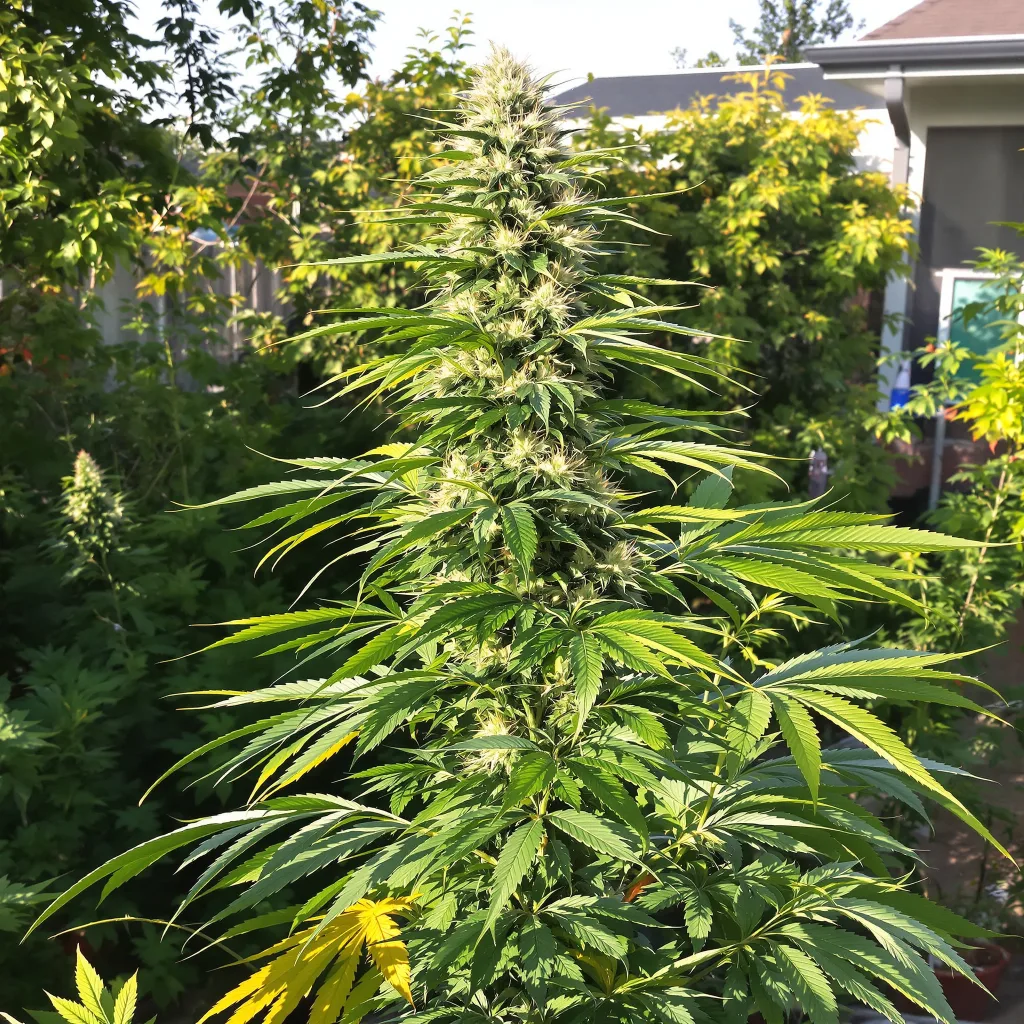 Malawi Gold 11% indica / 89% sativa — fleur avec trichomes visibles