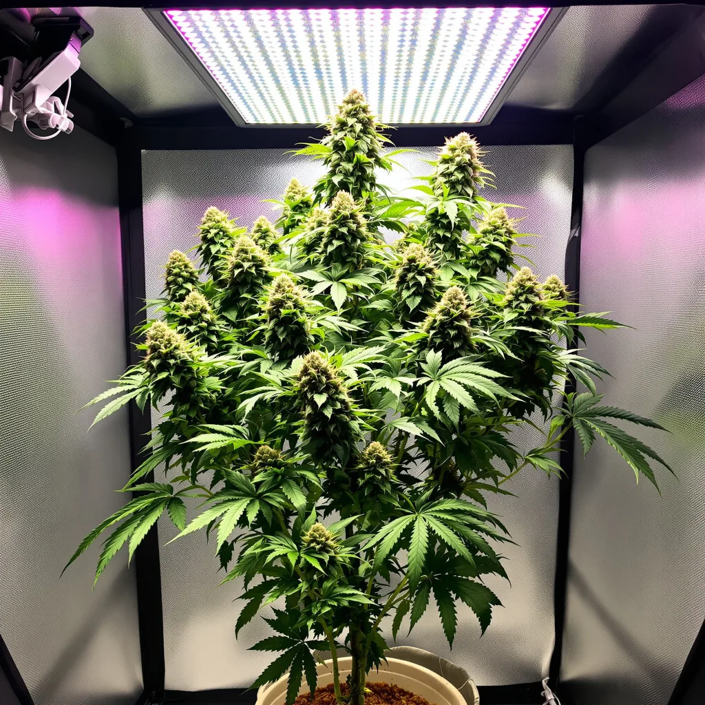 Plante de cannabis Mandala #1 en floraison — 60-100 cm autofloraison