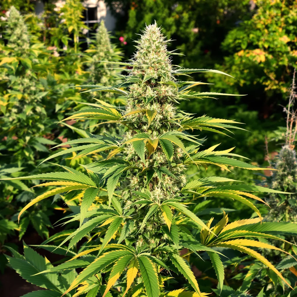 Mandala #1 52% indica / 48% sativa — fleur avec trichomes visibles