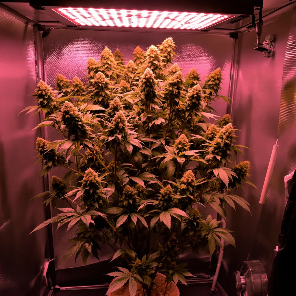 Plante de cannabis Mandarin en floraison — 120-180 cm féminisée