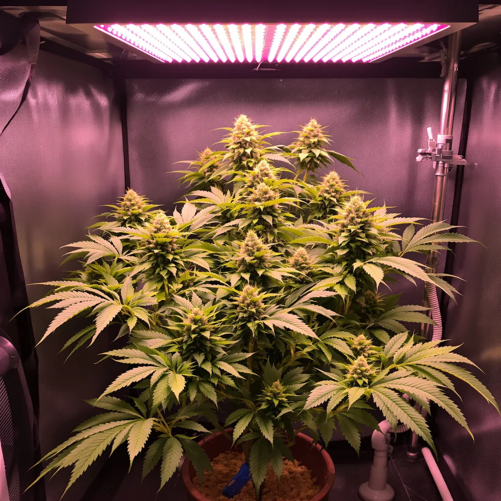 Plante de cannabis Mandarine en floraison — 90-130 cm féminisée