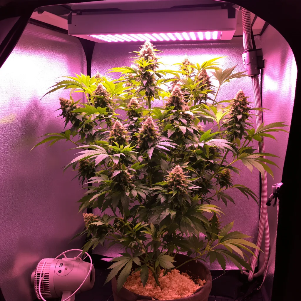 Plante de cannabis Mango Crack en floraison — 90-130 cm féminisée