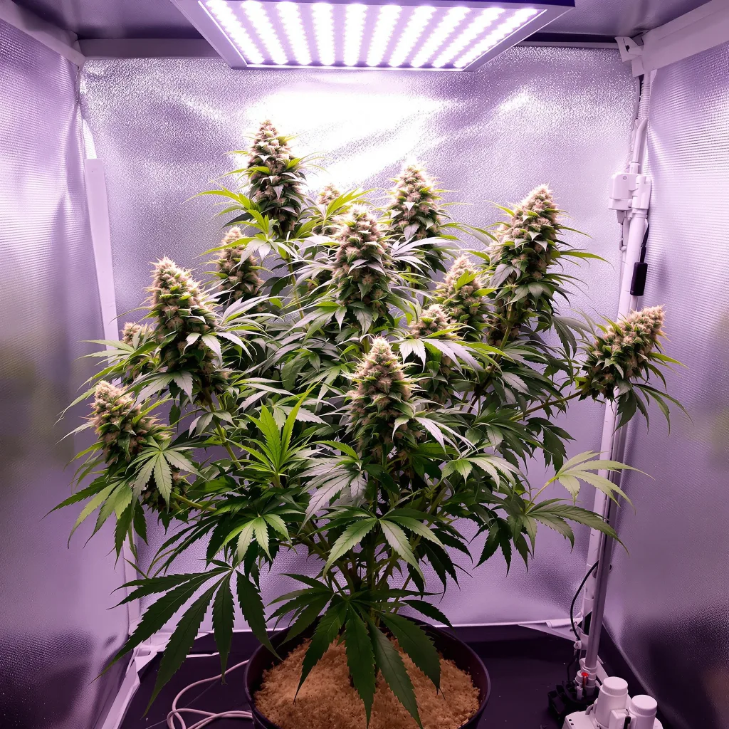 Plante de cannabis Mango en floraison — 90-130 cm féminisée