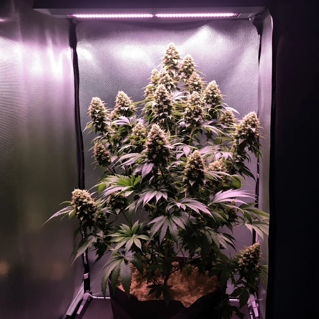 Plante de cannabis Mango Haze en floraison — 120-180 cm féminisée