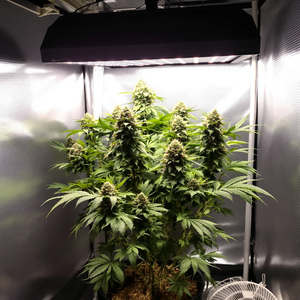 Plante de cannabis Marcosus Marshmellow en floraison — 90-130 cm féminisée