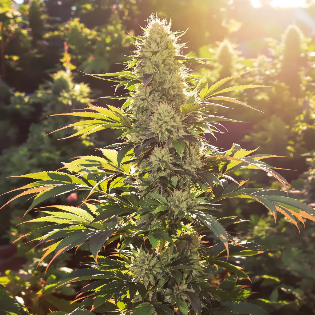 Marcosus Marshmellow 87% indica / 13% sativa — fleur avec trichomes visibles