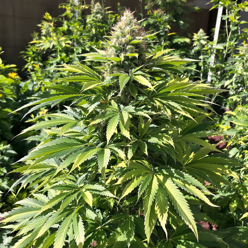 Marionberry Kush 80% indica / 20% sativa — fleur avec trichomes visibles