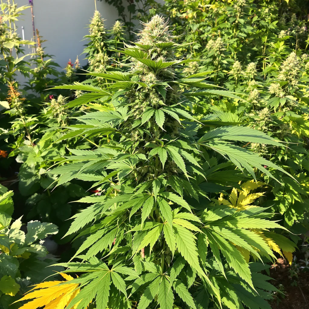 Mars OG 80% indica / 20% sativa — fleur avec trichomes visibles