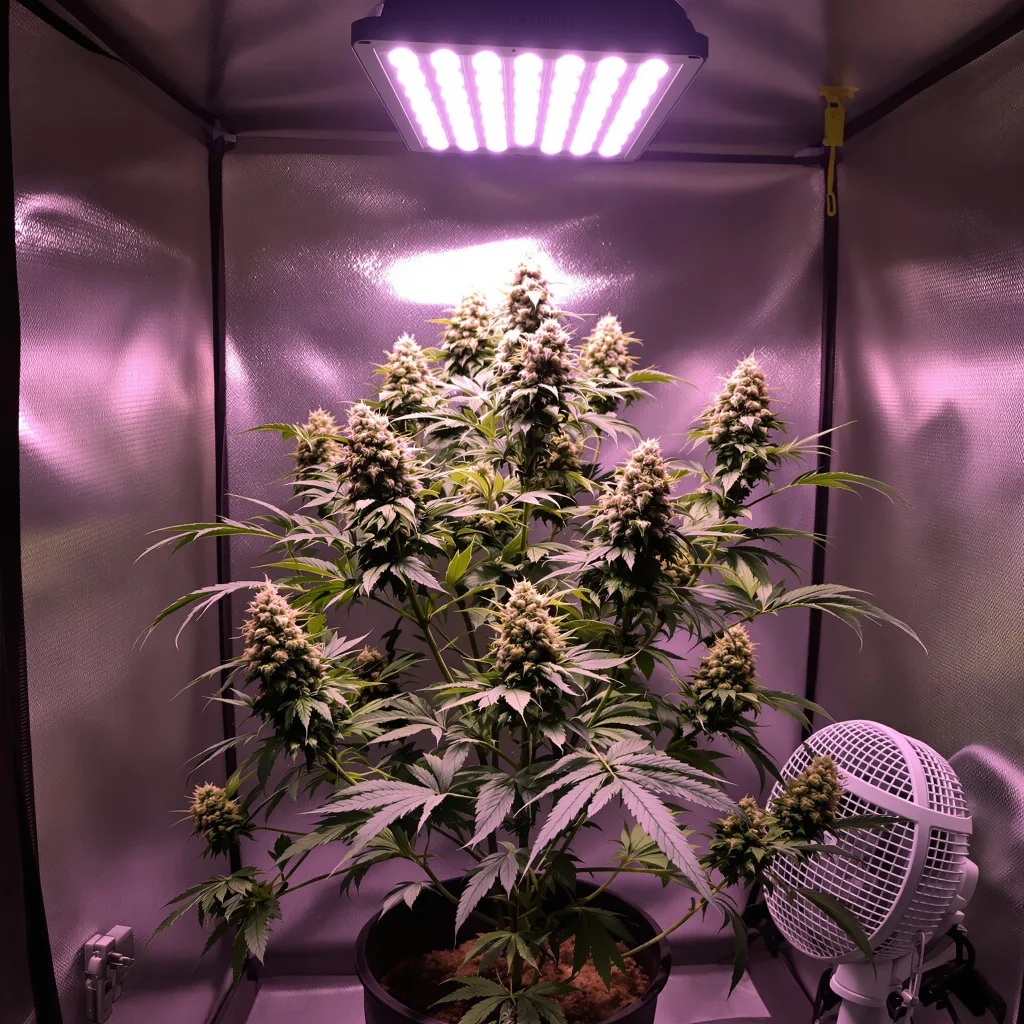 Plante de cannabis Master Bubba en floraison — 120-180 cm féminisée