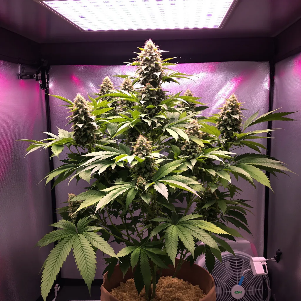 Plante de cannabis Master Kush en floraison — 90-130 cm féminisée