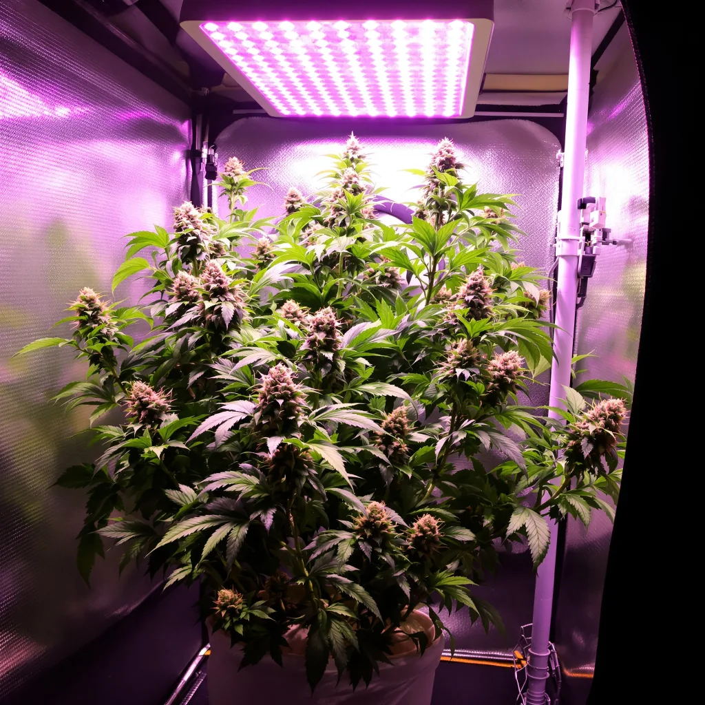 Plante de cannabis Matanuska Thunder Fuck en floraison — 90-130 cm féminisée