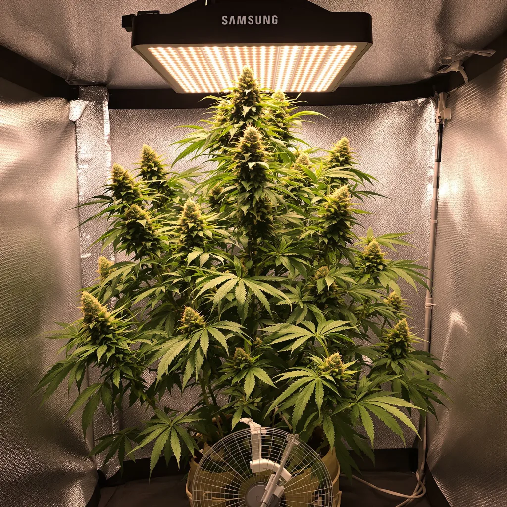 Plante de cannabis Matanuska Tundra en floraison — 120-180 cm féminisée