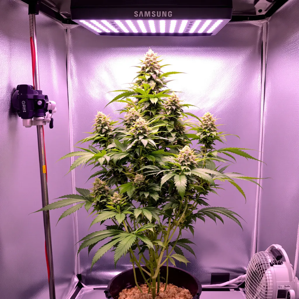 Plante de cannabis Mataro Blue CBD en floraison — 120-180 cm féminisée
