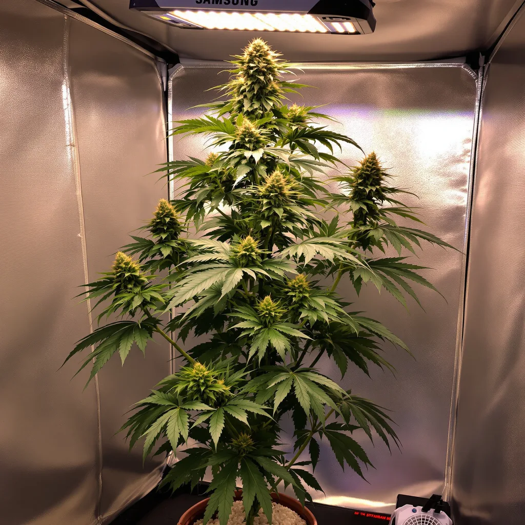 Plante de cannabis Maui Wowie en floraison — 150-200 cm féminisée