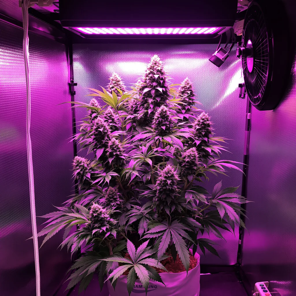 Plante de cannabis Maxi Gom en floraison — 120-180 cm féminisée