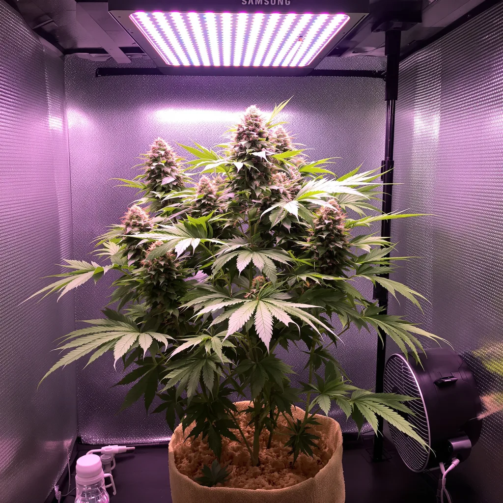 Plante de cannabis Mazar I Sharif en floraison — 60-100 cm autofloraison