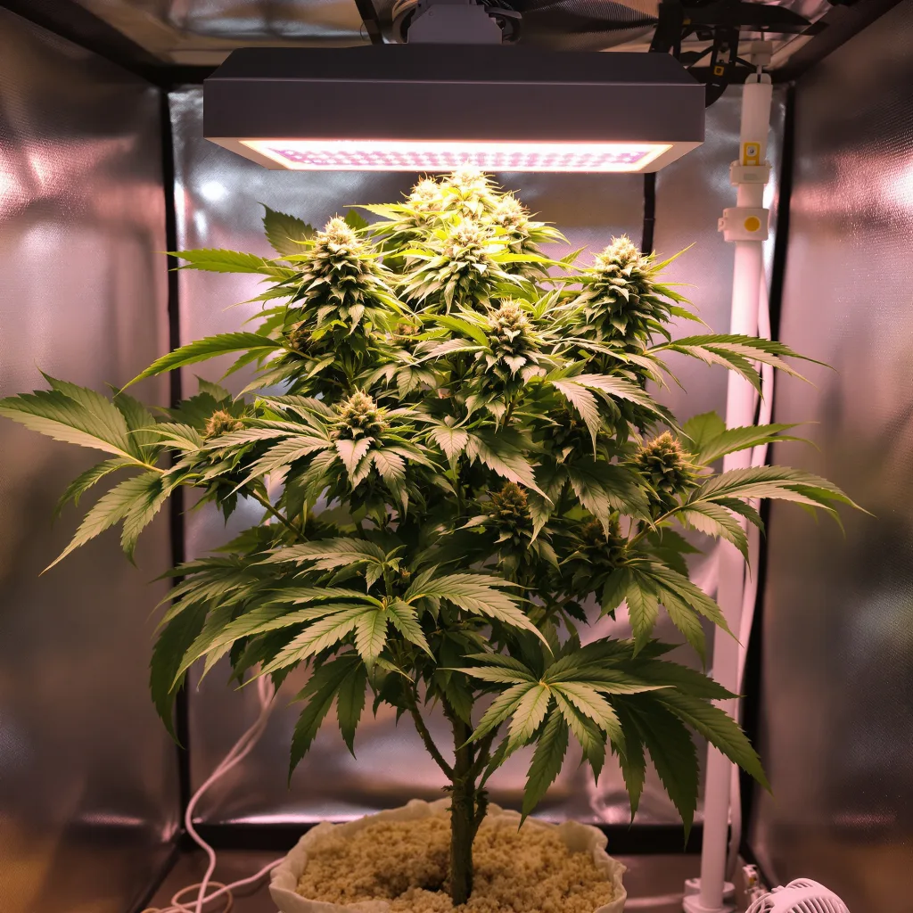 Plante de cannabis Mazar I Sharif en floraison — 90-130 cm féminisée
