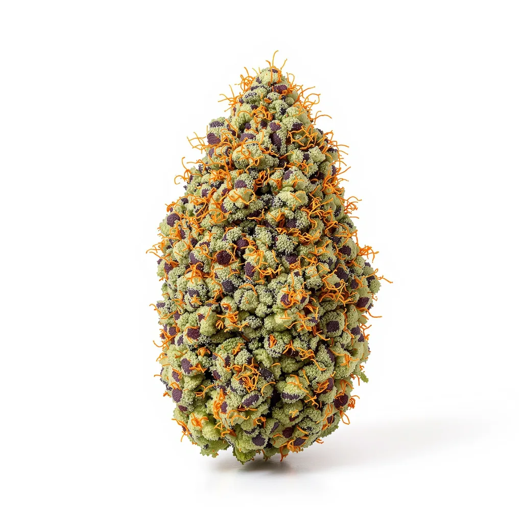 Mazar I Sharif 80% indica / 20% sativa — fleur avec trichomes visibles