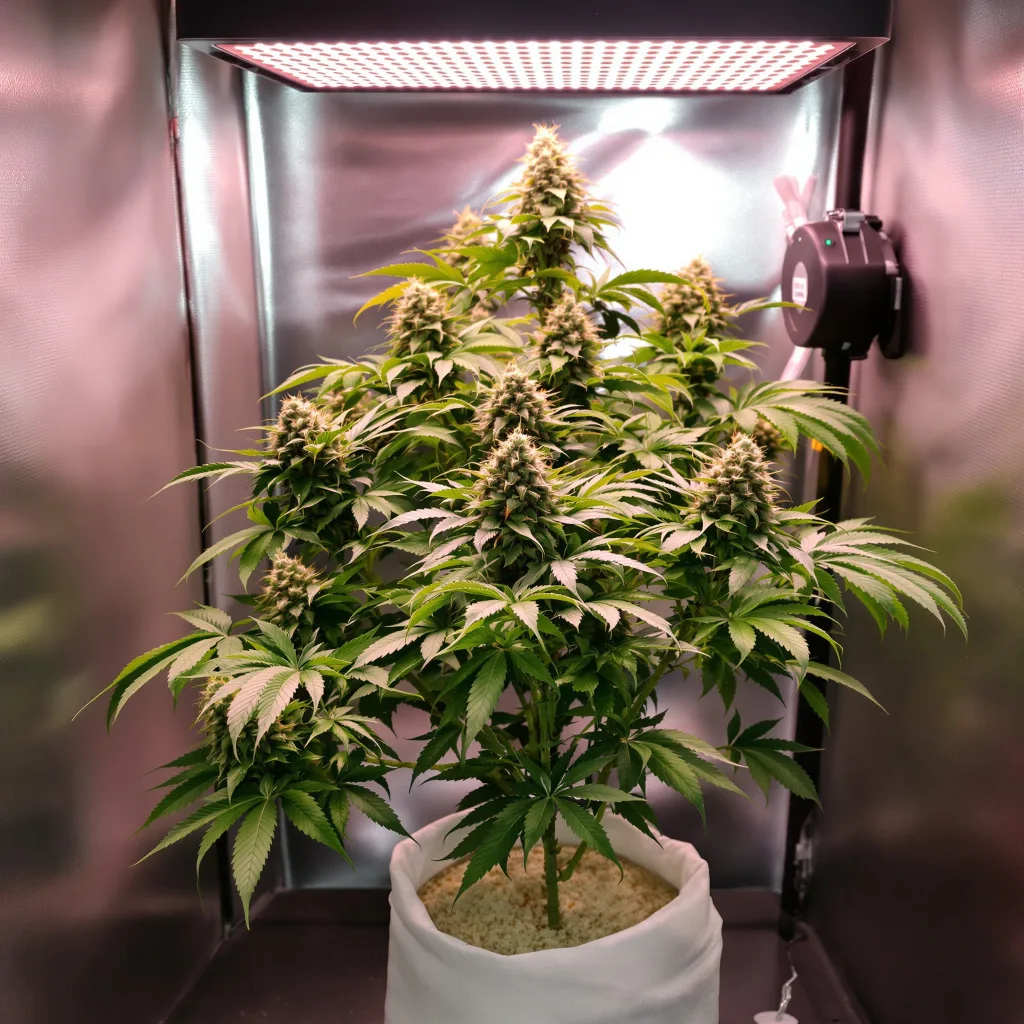 Plante de cannabis Meat Breath en floraison — 90-130 cm féminisée