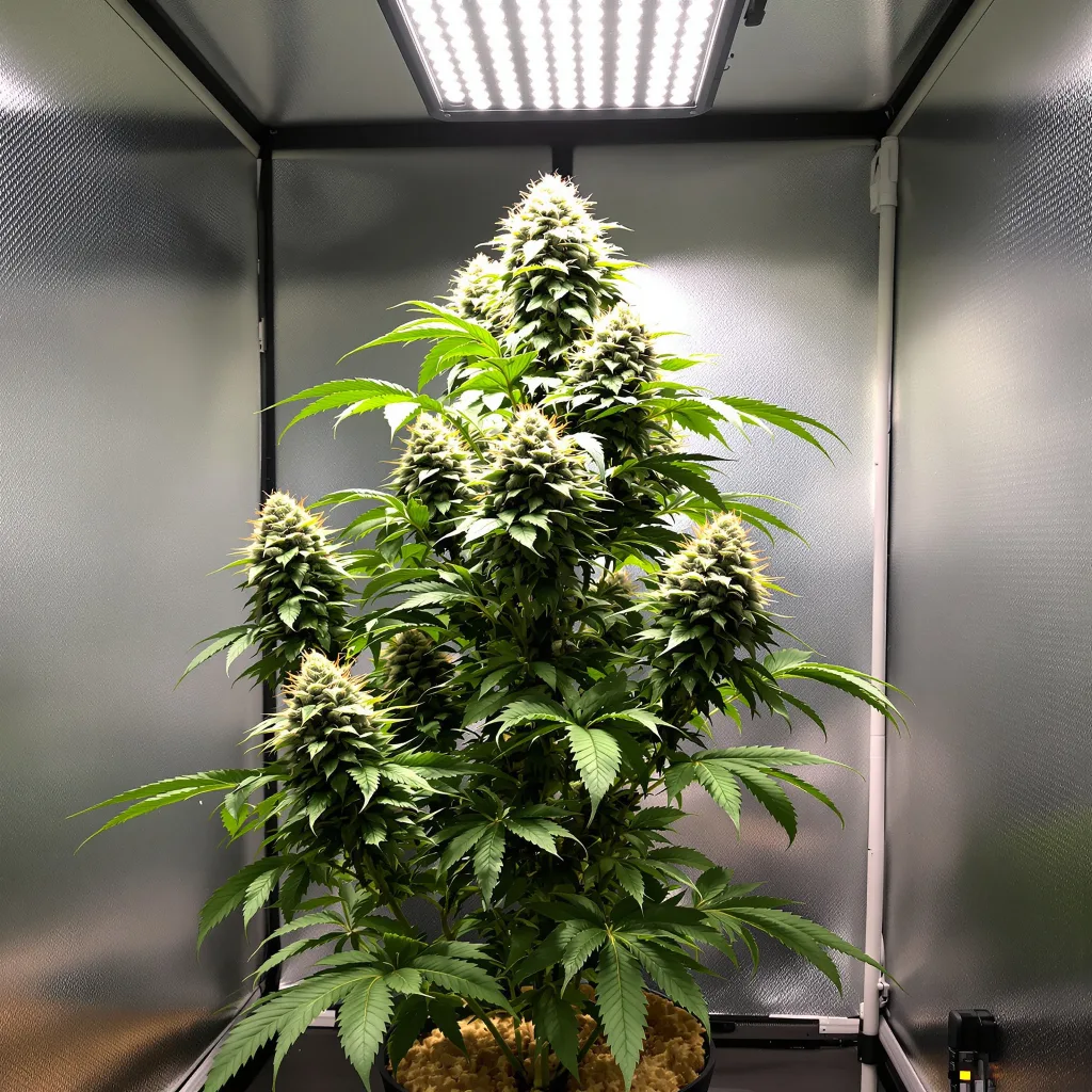 Plante de cannabis MedGom CBD en floraison — 120-180 cm féminisée