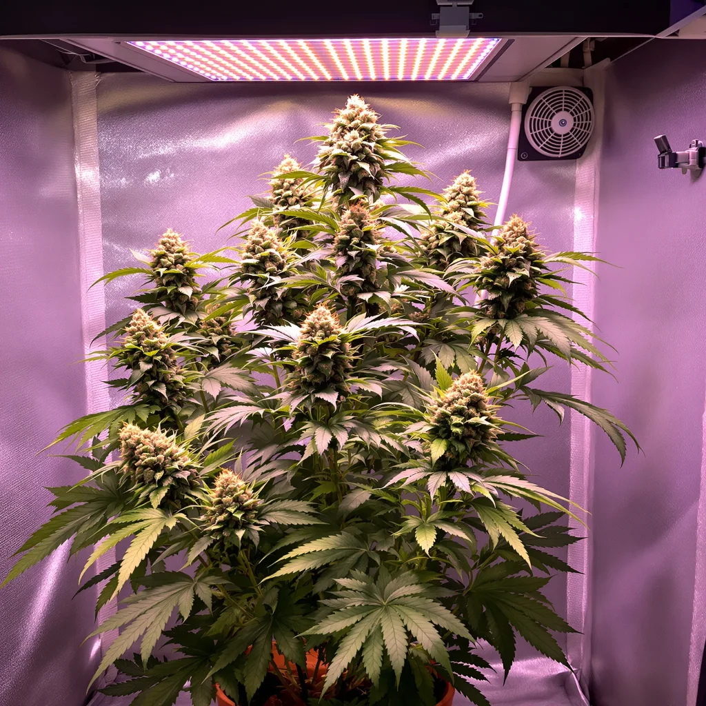 Plante de cannabis Medibud en floraison — 120-180 cm féminisée