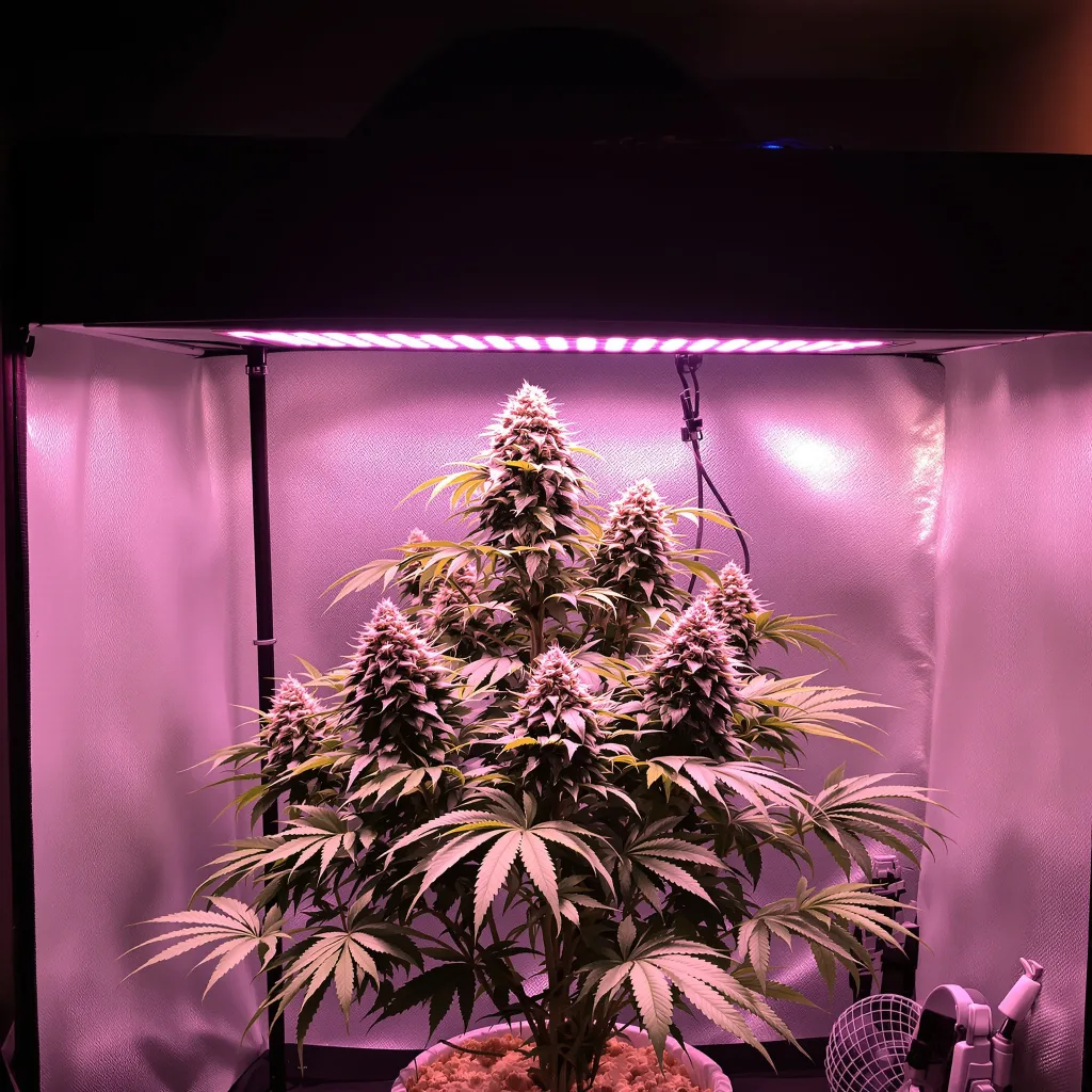 Plante de cannabis Medicine Man en floraison — 60-100 cm autofloraison