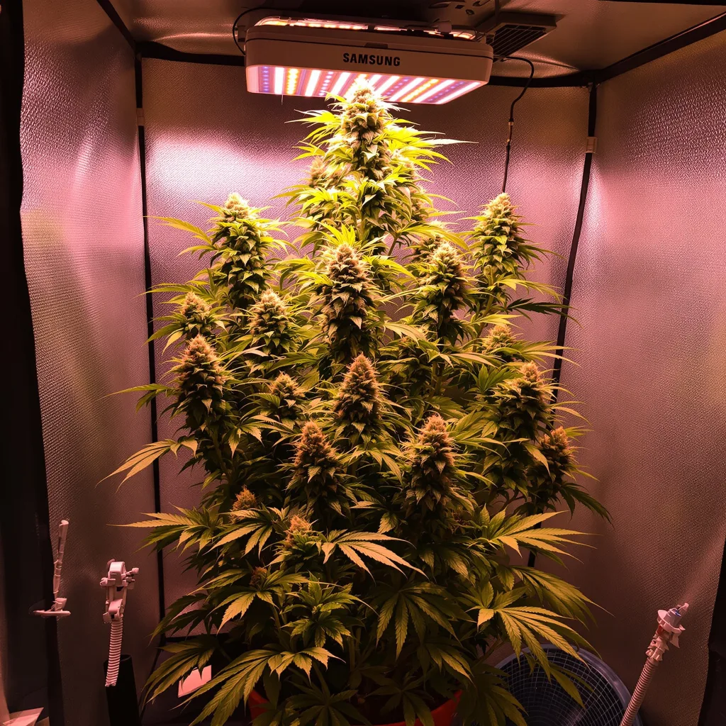 Plante de cannabis Melonade en floraison — 150-200 cm féminisée