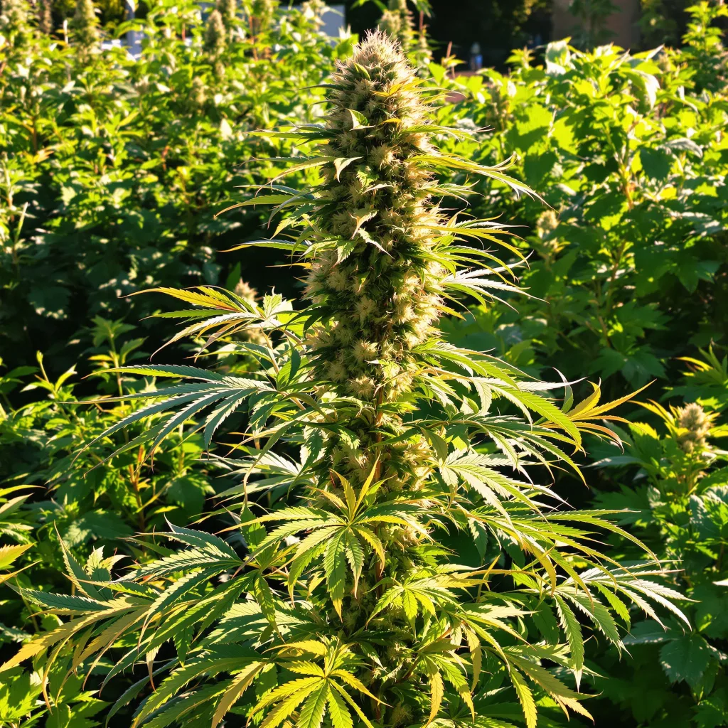 Mexican Haze 15% indica / 85% sativa — fleur avec trichomes visibles