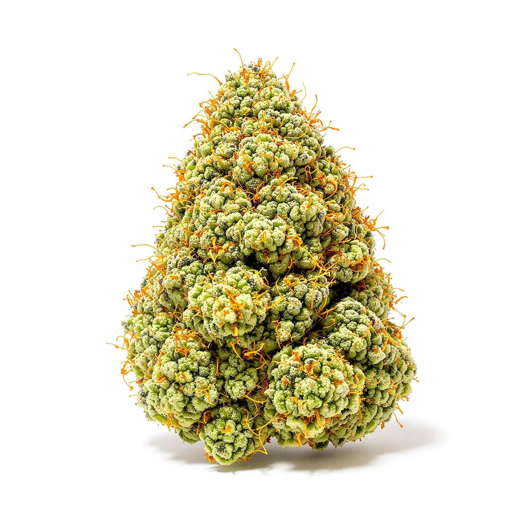 Mexican Haze 15% indica / 85% sativa — fleur avec trichomes visibles