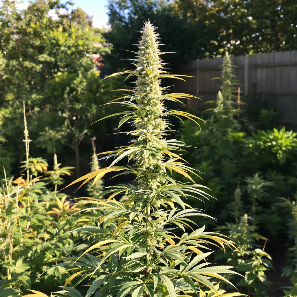 Mickey Kush 25% indica / 75% sativa — fleur avec trichomes visibles