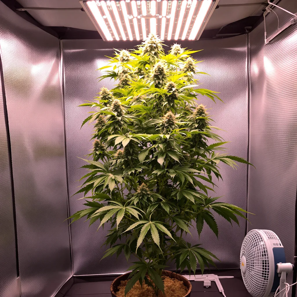 Plante de cannabis Mickey Kush en floraison — 150-200 cm féminisée