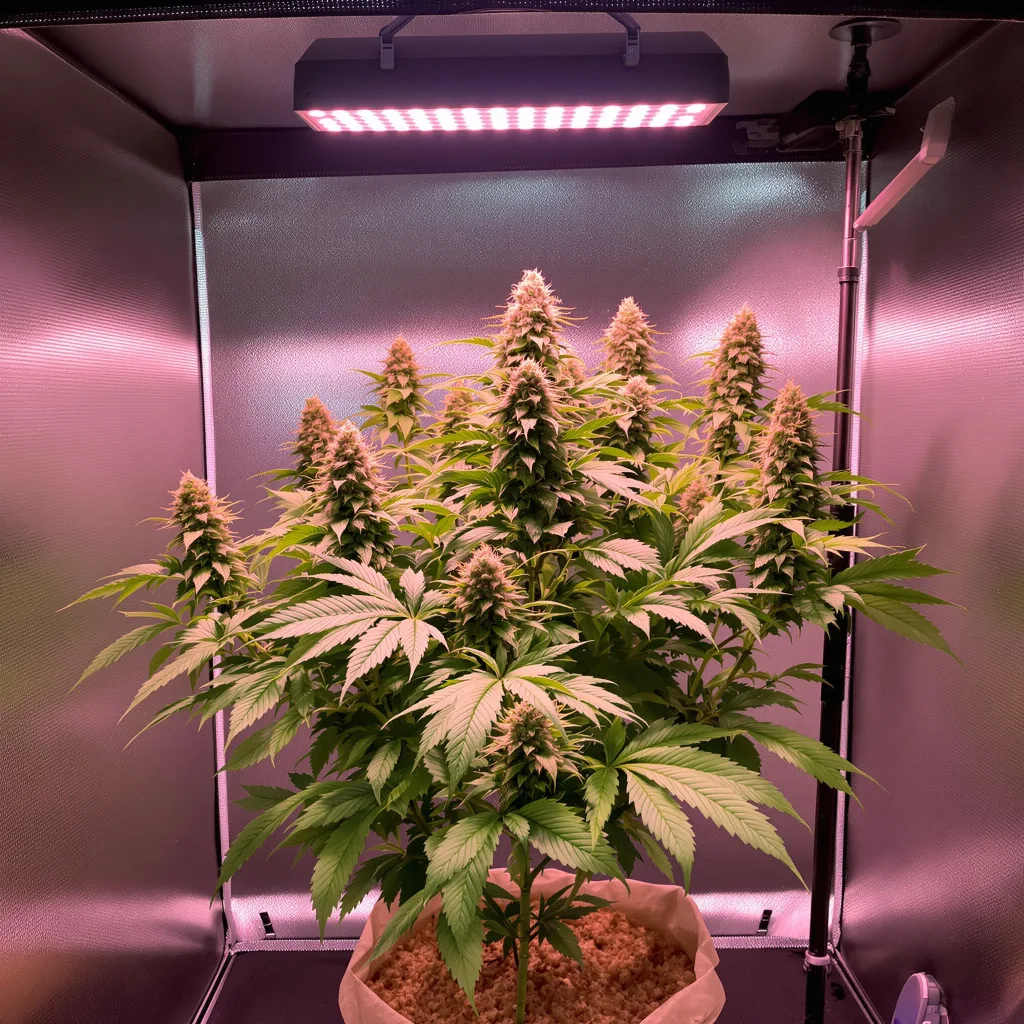 Plante de cannabis Milky Way en floraison — 90-130 cm féminisée