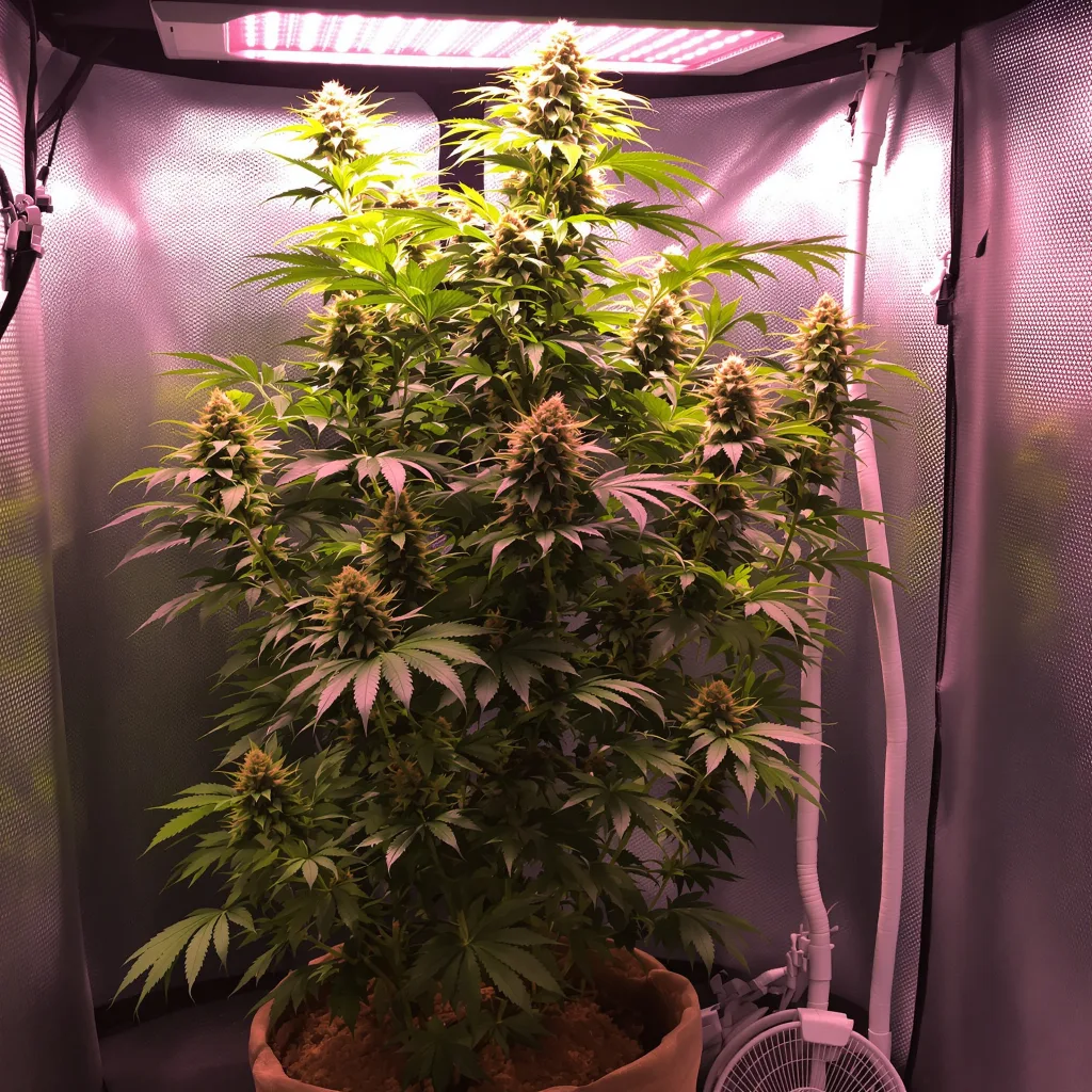 Plante de cannabis Mimosa en floraison — 60-100 cm autofloraison