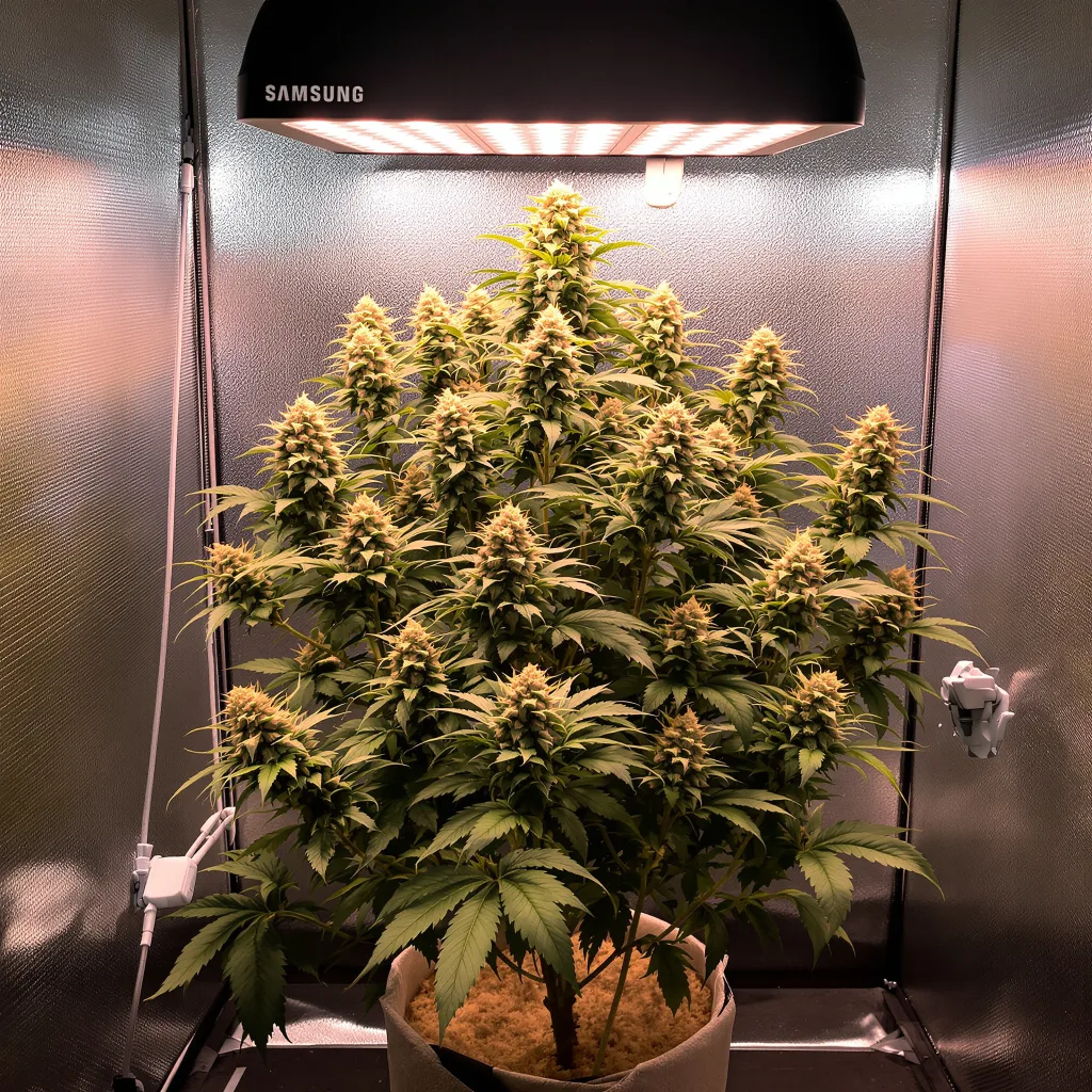 Plante de cannabis MK Ultra en floraison — 120-180 cm féminisée