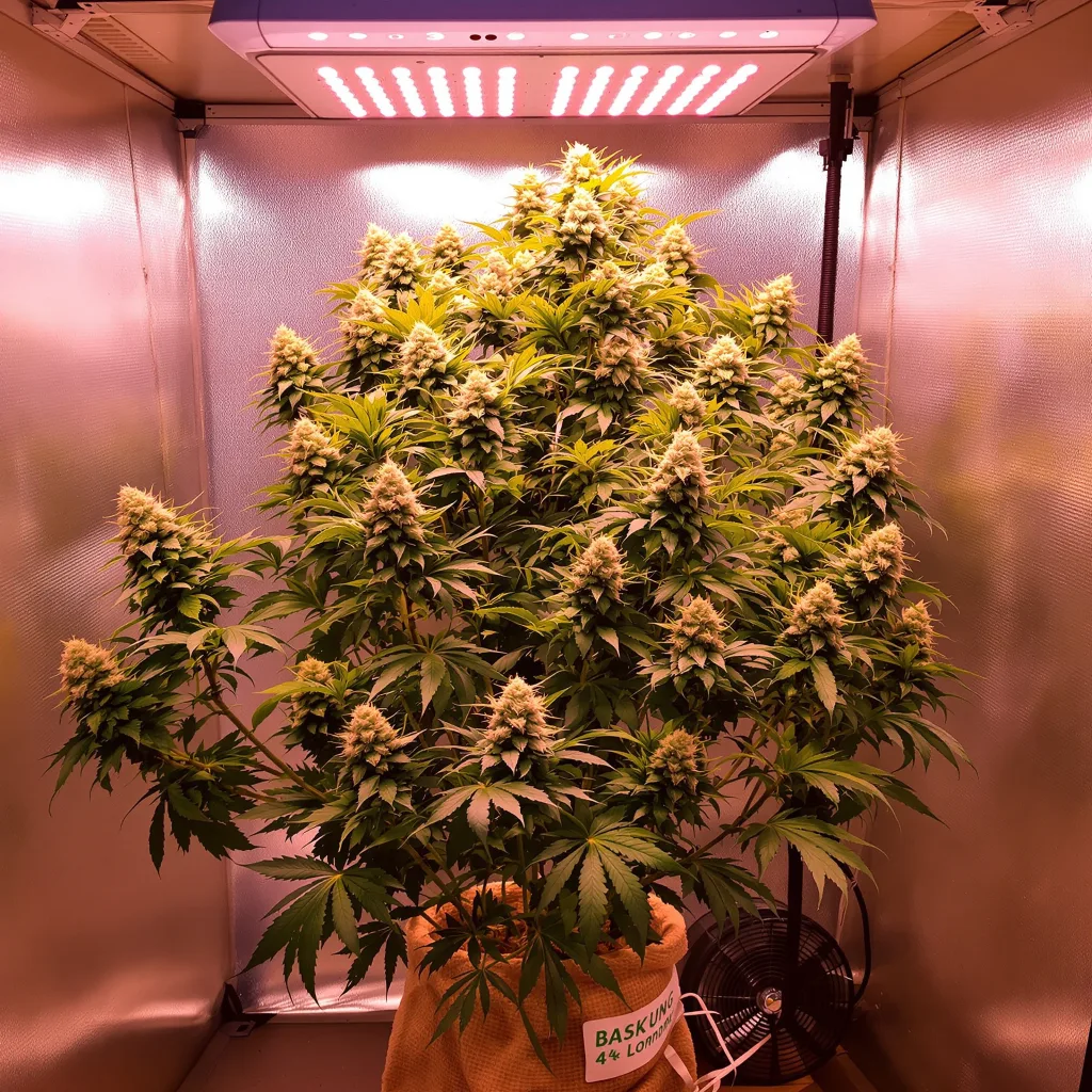 Plante de cannabis Mob Boss en floraison — 60-100 cm autofloraison