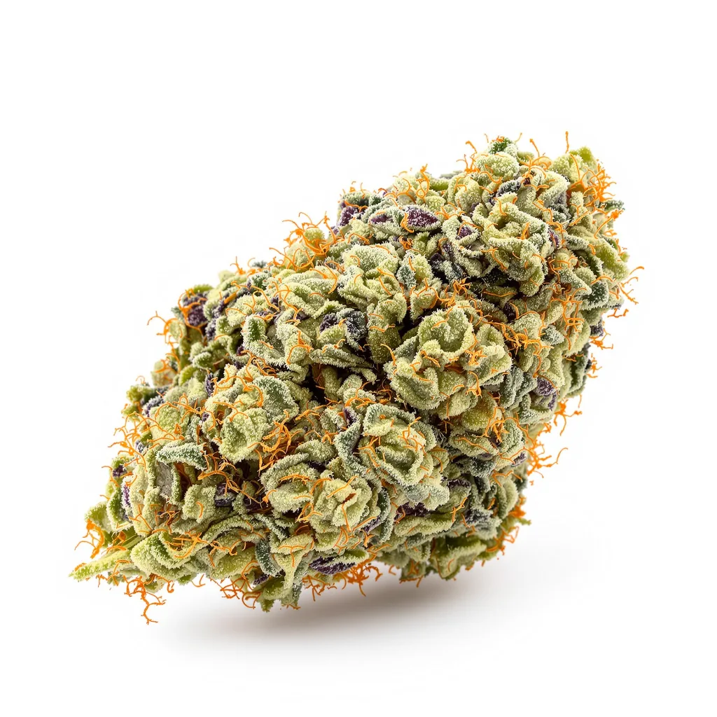 Mob Boss 40% indica / 60% sativa — fleur avec trichomes visibles