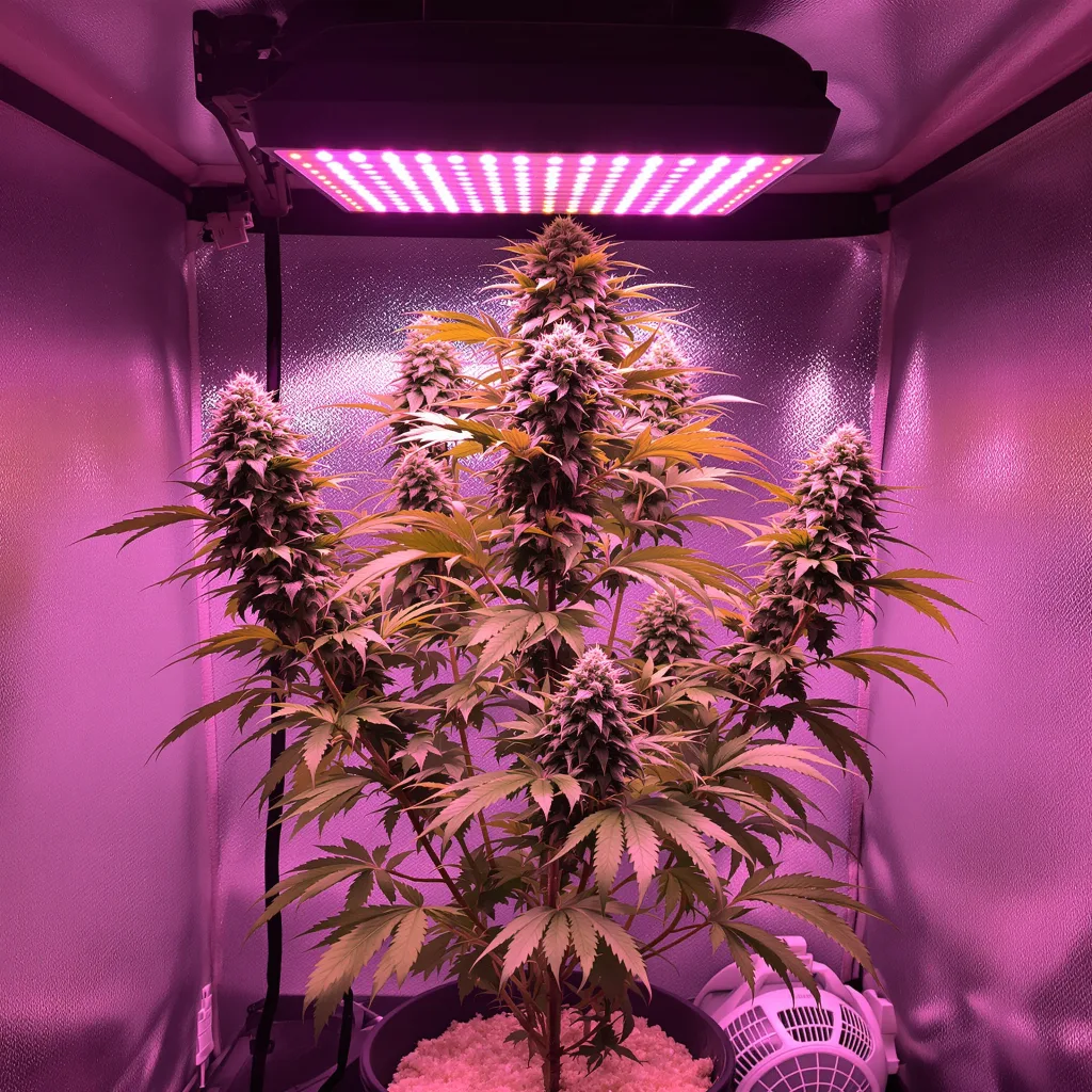 Plante de cannabis Mob Boss en floraison — 120-180 cm féminisée