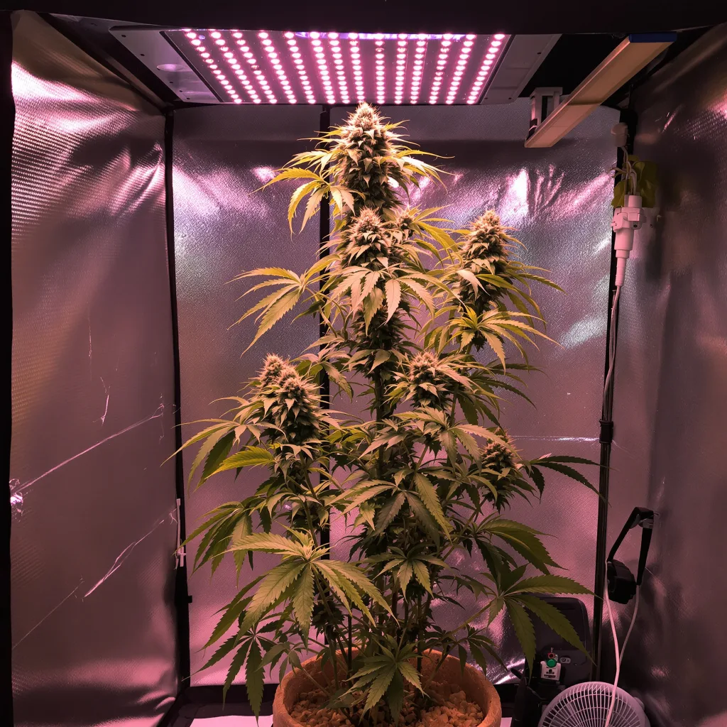 Plante de cannabis Moby Dick en floraison — 150-200 cm féminisée