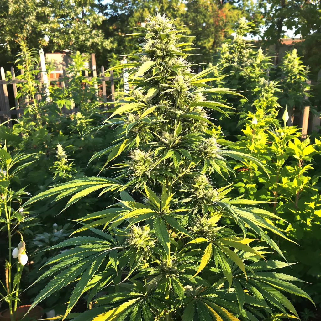 Moby Dick 25% indica / 75% sativa — fleur avec trichomes visibles