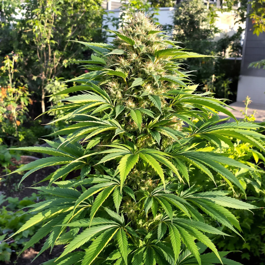 Money Maker 87% indica / 13% sativa — fleur avec trichomes visibles