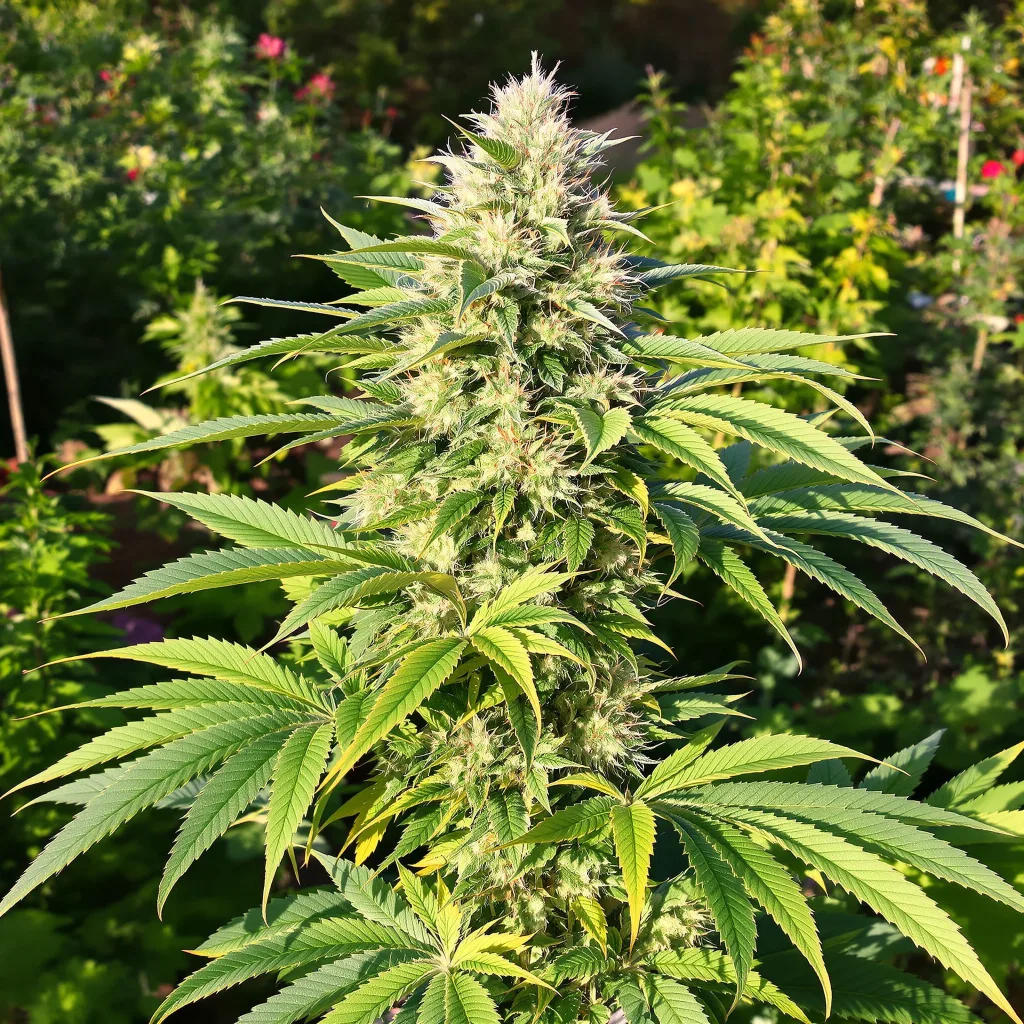 Monster Cookies 80% indica / 20% sativa — fleur avec trichomes visibles