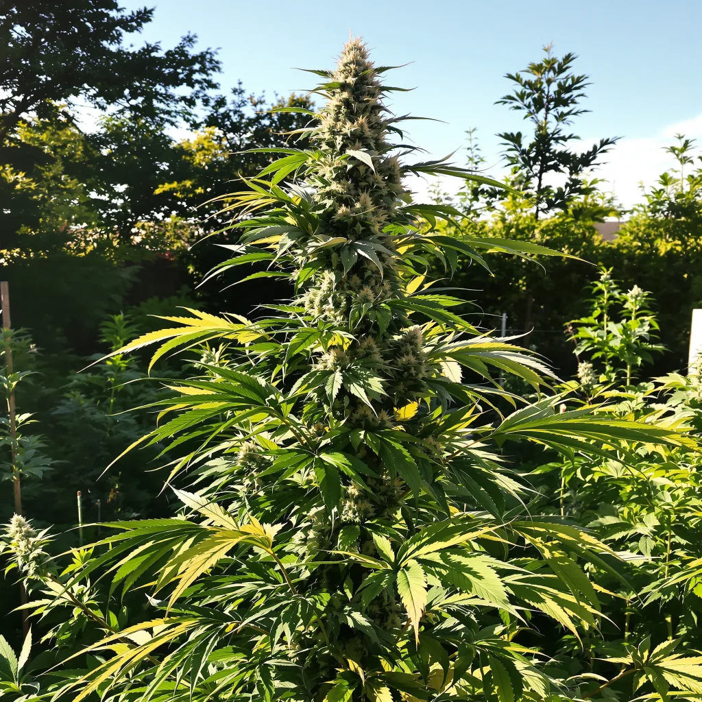 Montana Silvertip 25% indica / 75% sativa — fleur avec trichomes visibles