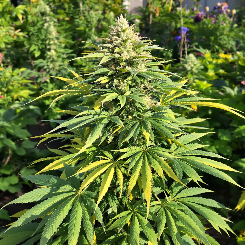 Mother of Berries 82% indica / 18% sativa — fleur avec trichomes visibles