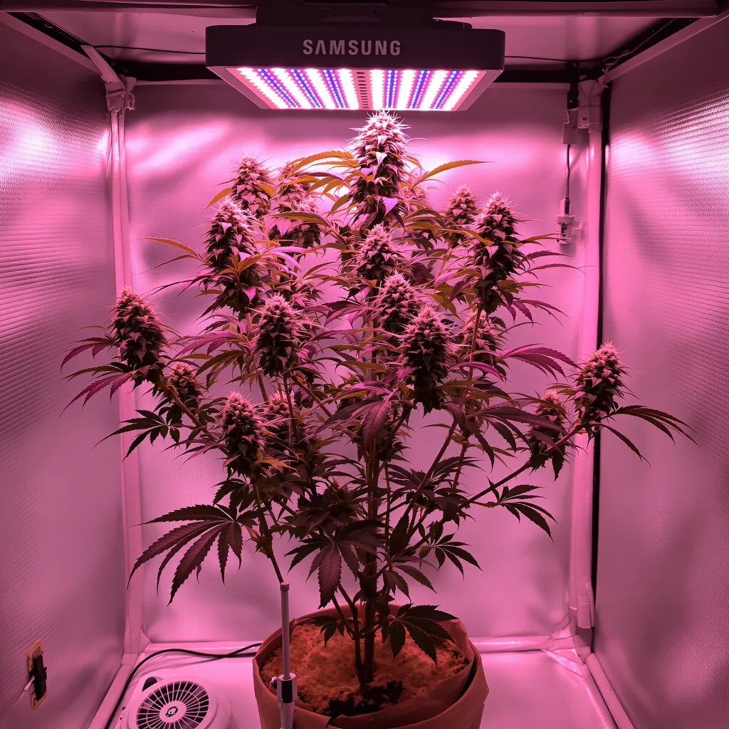 Plante de cannabis Ms. Universe en floraison — 120-180 cm féminisée